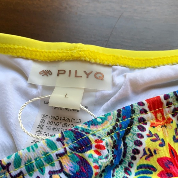 NWT PILYQ Sumer Sebastian Tie Full‎ Bikini Bottoms - Picture 7 of 11